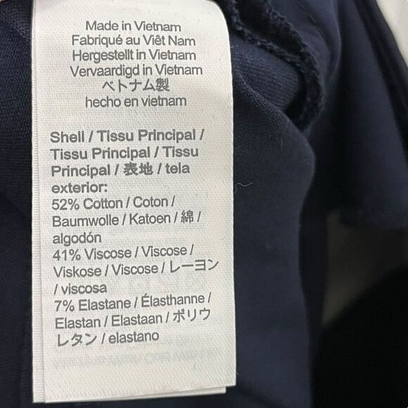 J.Crew NWT Hayden Kickout Pants Women’s 4 Navy Bi-Stretch Crop Tailored Work - Picture 10 of 14